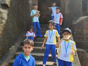 Class III’s Exploration of Kanheri Caves