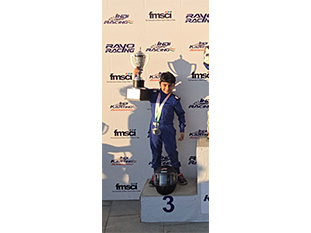 Atharva Hemani of Class 3 B won 2nd place in Motor Sports Interstate Racing 