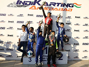 Atharva Hemani of Class 3 B won 2nd place in Motor Sports Interstate Racing 