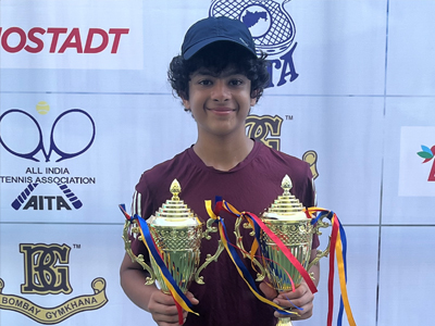 Aarav Mulay wins 2 titles at AITA under 14 championship series